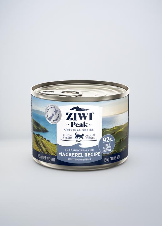 Immagine prodotto Ziwi Peak Cibo per gatti in scatola macherel 185g (Adulto, 1 pz., 185 g)