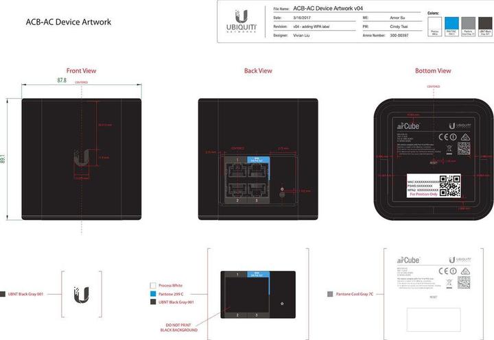 Actual product image Ubiquiti AirCube (867 Mbit/s)