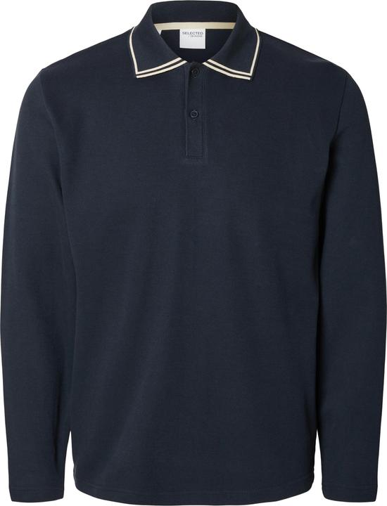 Actual product image Selected Homme Slhclements Detail Ls Polo (L)
