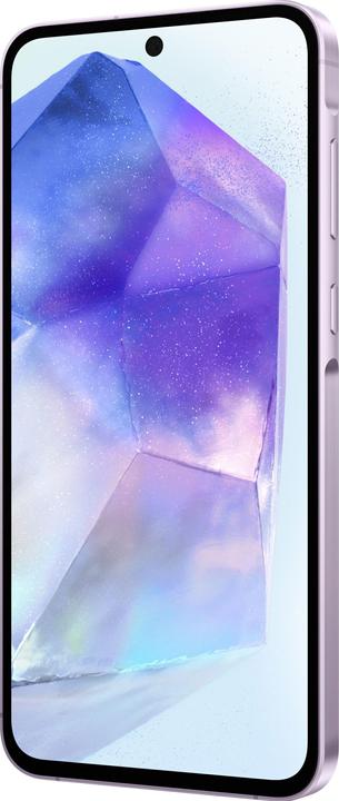 Produktbild Samsung Galaxy A55 (128 GB, Awesome Lilac, 6.60", SIM + eSIM, 50 Mpx, 5G)
