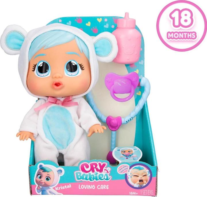 Actual product image IMC Toys Cry Babies Loving Care Kristal