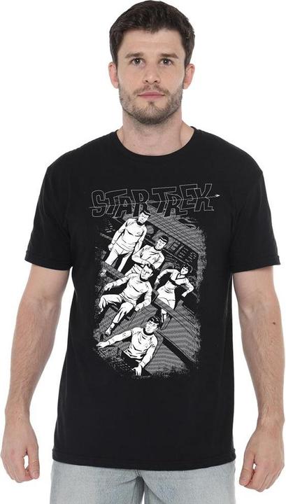 Actual product image Mens Tilted Bridge Retro T-Shirt (XL)