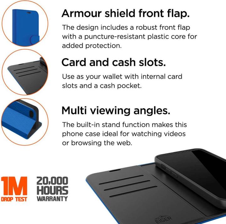Image du produit Eiger North Folio Bookcase (Apple iPhone 15 Pro Max)