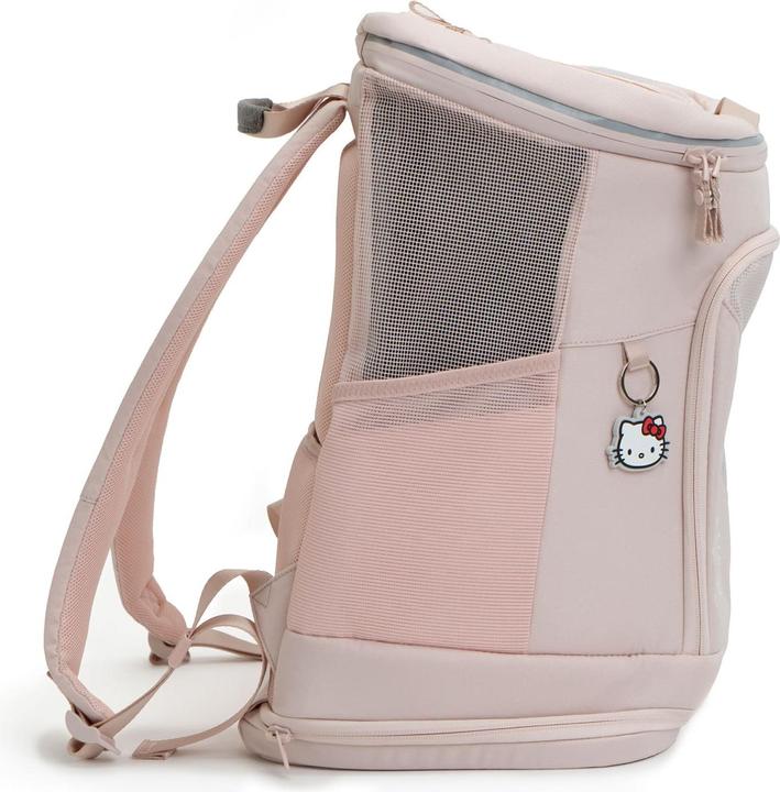 Produktbild LucyBalu HOP-ON Katzenrucksack - Hello Kitty Edition (Katze, Sicherheitsverschluss)