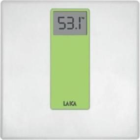 Produktbild Laica PS1045E Elektronische Personenwaage Grün, Weiss (180 kg)