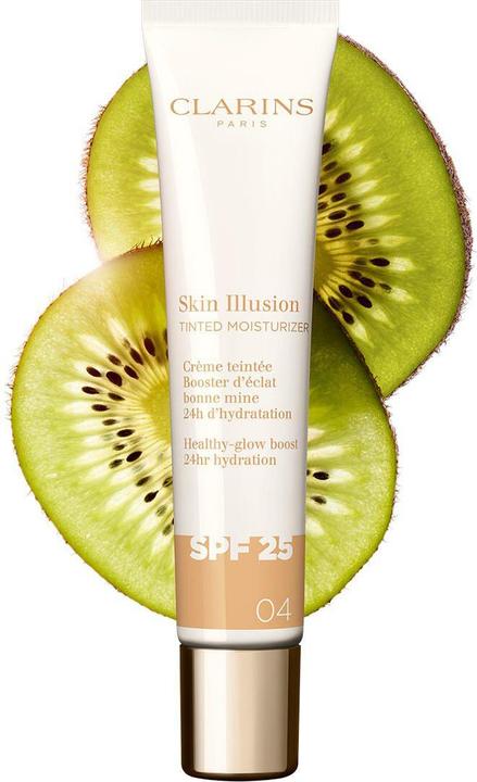 Actual product image Clarins Skin Illusion - Getönte Feuchtigkeitscreme Spf25 04 (Sun cream face, SPF 25, 40 ml)