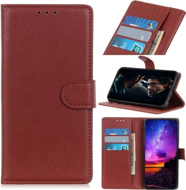 Actual product image MU Classic Litchi Leather Bookcover Series (Xiaomi Redmi Note 8T)