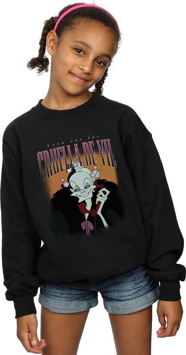 Produktbild Disney Cruella De Vil Homage Sweatshirt Mädchen (152, 158)