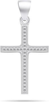 Produktbild Brilio Silver - Timeless silver pendant with zircons Cross PT78W