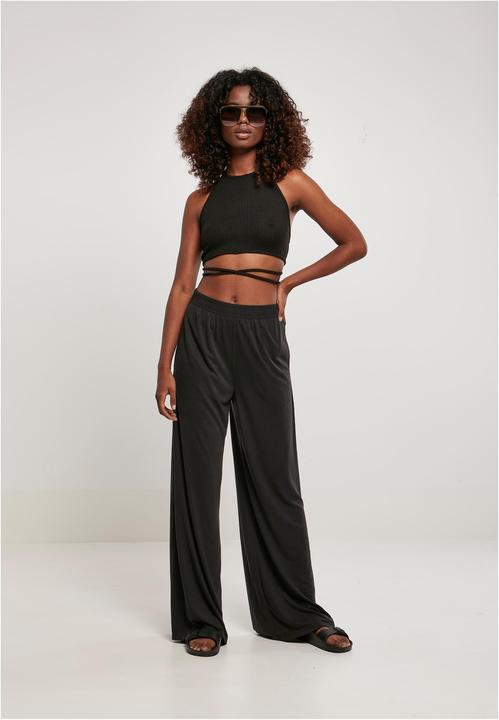 Actual product image Urban Classics Ladies Rib Trapeze Cropped Top - 16948 (3XL)