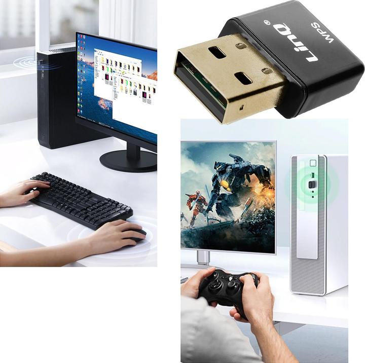 Actual product image LinQ WiFi USB Stick 300Mbps