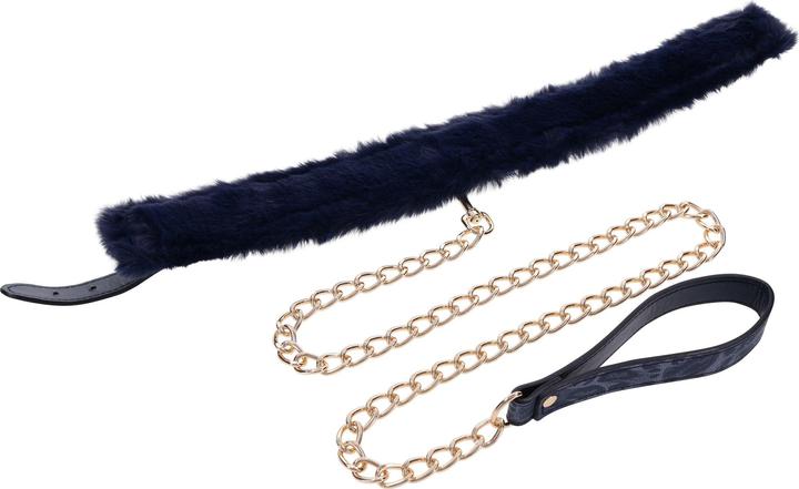 Image du produit Sportsheets Collier et Laisse en Fourrure Cougar - Noir