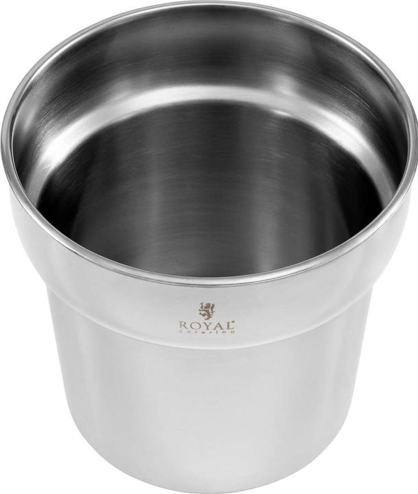Produktbild Royal Catering Saucenbehälter Saucenschüssel Gastronomie Edelstahl 6,6 l Ø 240 x 370 mm