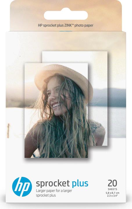Image du produit HP Sprocket Plus Fotopapier Zink (258 g/m², Spécial, 20 x)