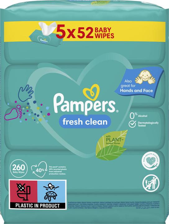 Pampers frais et propre (260 pièce(s))