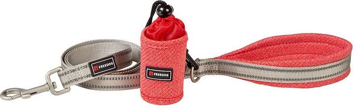 Actual product image Freedog Short nylon leash Shiva red 120x1.5cm (1.5, Dog, General)