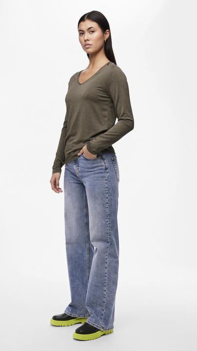 Image du produit Pieces Pcbillo Ls V-Neck Lurex Stripes Noos (XS)