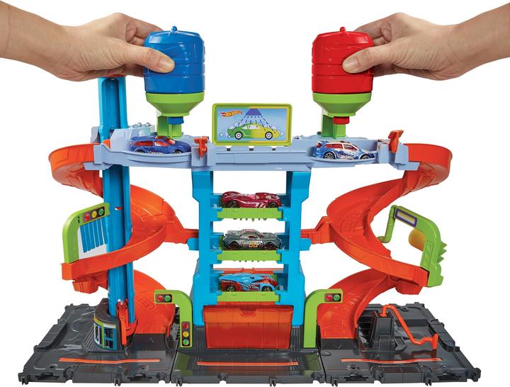 Image du produit Hot Wheels HW City Mega tour de lavage de voitures