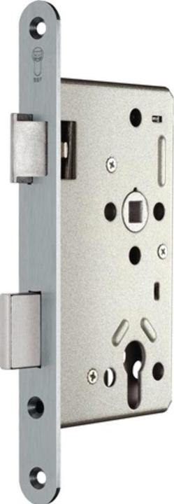 Actual product image SSF Panic mortice lock Series 20 APD Panic function D rounded 24/65/72/9 mm DIN left Stainless steel (Mortise lock)