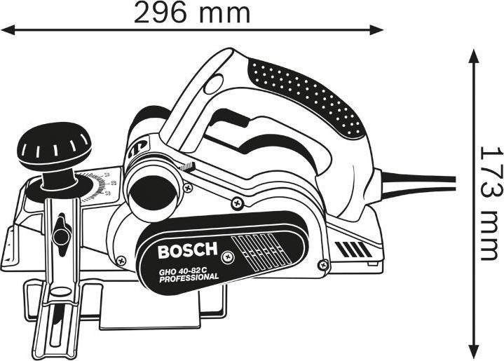 Produktbild Bosch Professional Hobel GHO 40-82 C, mit L-BOXX