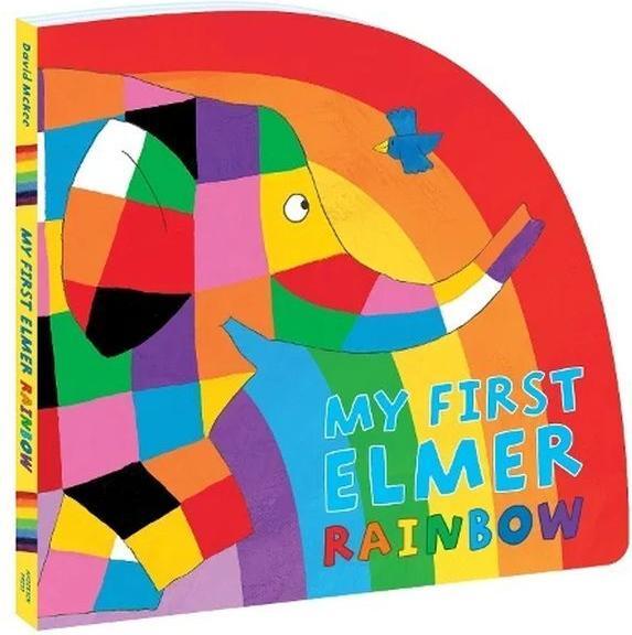 Actual product image My First Elmer Rainbow (English)