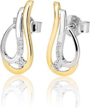 Image du produit Breuning BIJOUX DE L'OREILLE - BRILLE. 0,06 Ct. H/si (585, - Or)