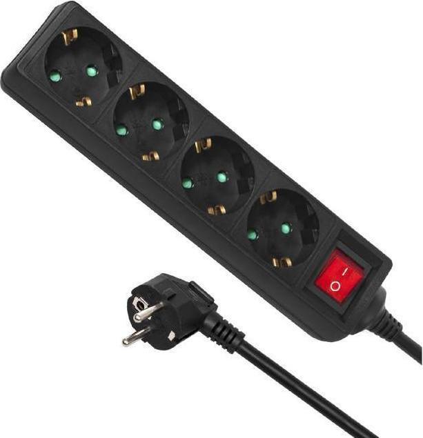 Produktbild Maclean Verlängerungskabel 4 Schubladen 5 m deutscher Typ MCE194G 3500 (4 x, CEE 7/3, 5 m)