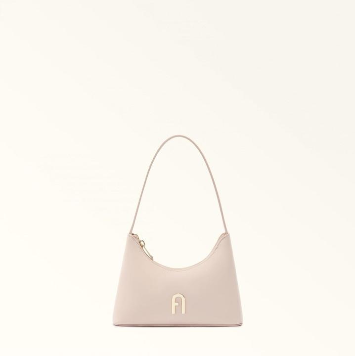 Furla diamante mini leather bag color azalea