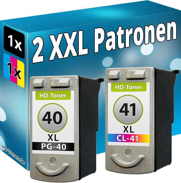 Actual product image Druckfuxx Patronen PG40+CL41 für CANON IP1200 IP1300 IP1600 IP1700 IP1800 IP1900