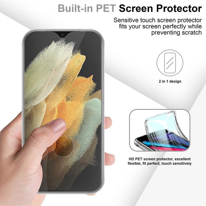 Image du produit Cadorabo TPU 360 degrés Case Cover (Samsung Galaxy S21 Ultra)