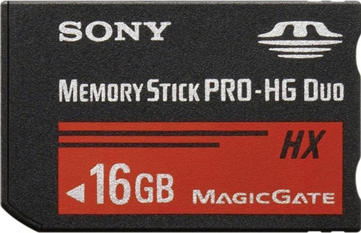 Actual product image Sony Memory Stick Pro-HG Duo (16 GB, Memory Stick Pro HG Duo)