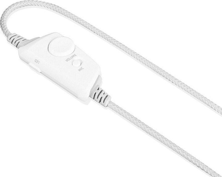 Actual product image Modecom MC-899 Prometheus Headset Wired Head-band Gaming White (Cable)