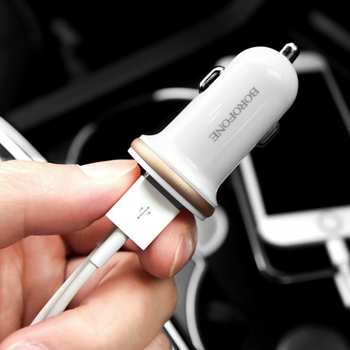Produktbild Borofone Ladegerät 2x USB-A 2.1 A (BFO-BZ5-W)