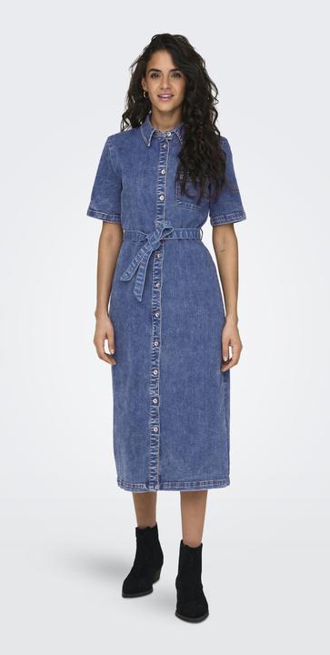 Produktbild Only Locker geschnitten Rundhals Kurzes Kleid Jeanskleid (XL)