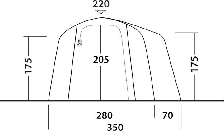 Produktbild Outwell Montana 4 Air (Tunnelzelt, 19.90 kg, 4 Personen)