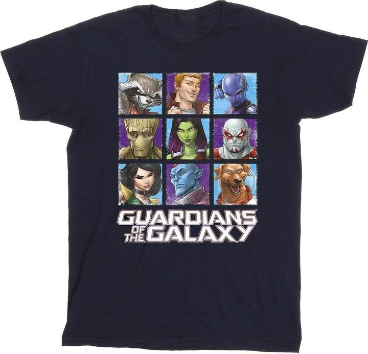 Produktbild Guardians of the Galaxy Character Squares TShirt (XXL)