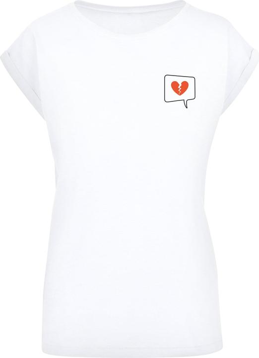Actual product image Merchcode Ladies Heartbreak Extended Shoulder Tee - 111575 (L)