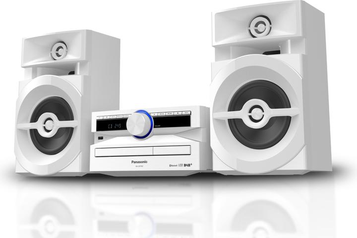 Produktbild Panasonic SC-UX102 Mini-Heim-Audiosystem 300 W Weiss (CD Player, Bluetooth, 1x 300 W)