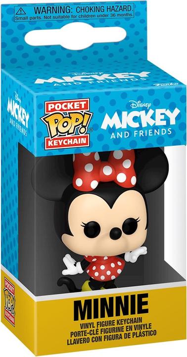 Actual product image Funko Portachiavi POP! Disney Mickey and Friends : Minnie
