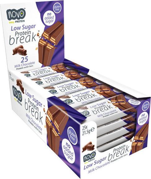 Produktbild Novo Protein Break Bar (Milchschokolade, 16 Stk., 16.21 g)