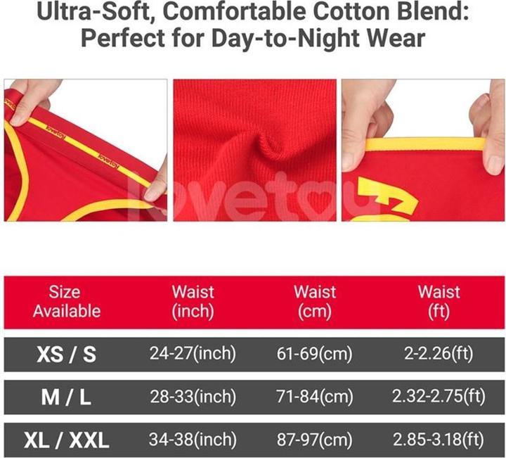 Actual product image Lovetoy Printed Vibrating Sexy Panties "Fuck Hard" (L, XL)