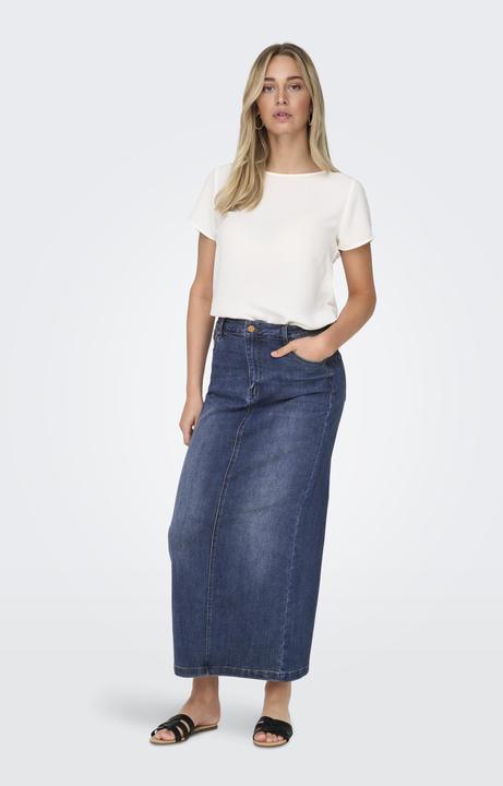 Produktbild Only Mittlere Taille Langer Rock Jeansrock (XS)