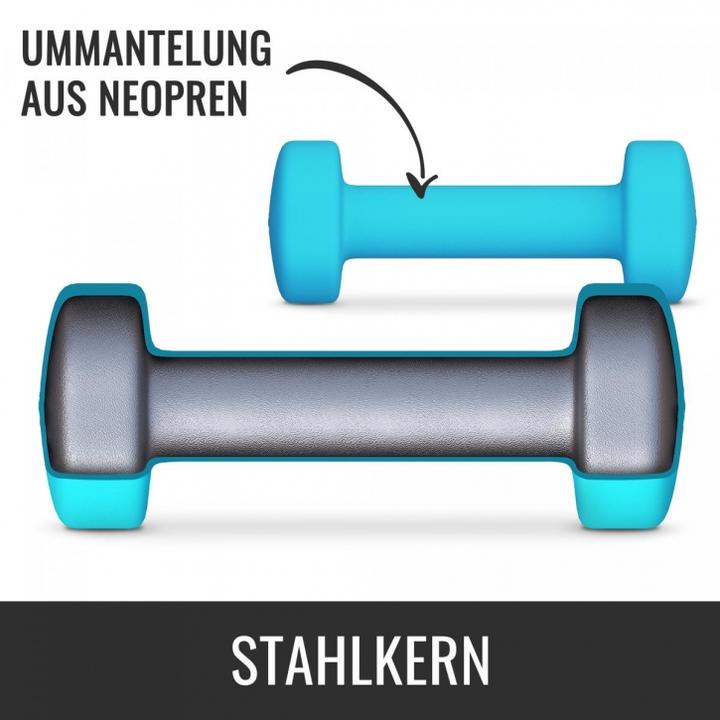 Actual product image Gorilla Sports Dumbbell case (2 x 2 kg, 2 x 3 kg, 2 x 1 kg)