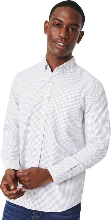 Actual product image Universal Textiles Mens Tattersall Check Long-Sleeved Shirt (L)