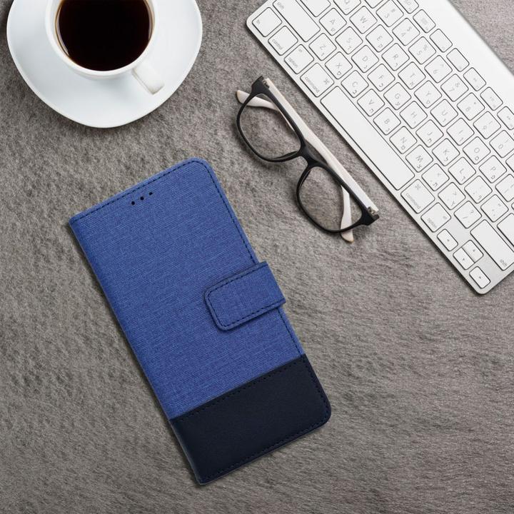 Produktbild Siemens Book case OEM GOMMA Book for Xiaomi Redmi Note 14 4G (GLOBAL - 163,25mm x 76,55mm x 8,16mm) blue (Xiaomi Redmi Note 14)