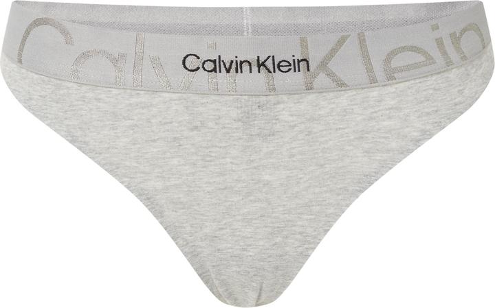 Produktbild Calvin Klein Damen Thong Tangahöschen, Grey Heather, S (S)