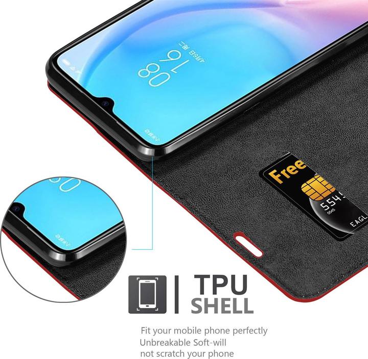 Productafbeelding Cadorabo Boek Onzichtbare Magneethoes (Xiaomi Mi 9 Lite)