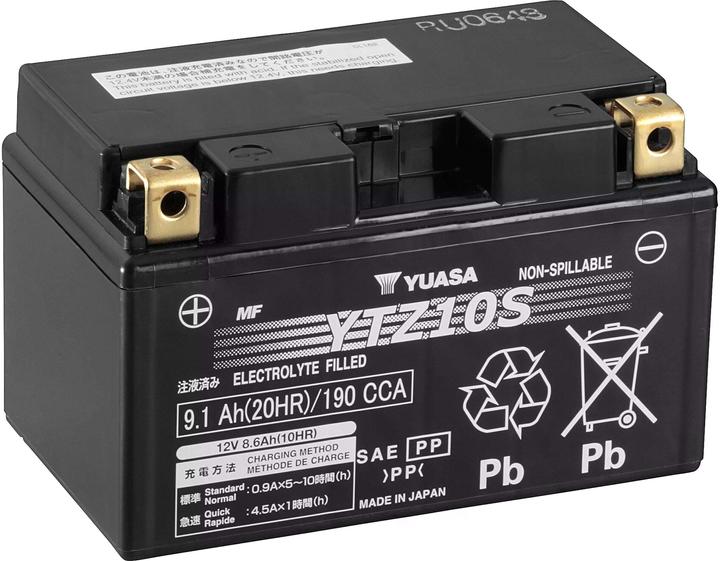 Yuasa YTZ10S (12 V, 9.10 Ah, 190 A)
