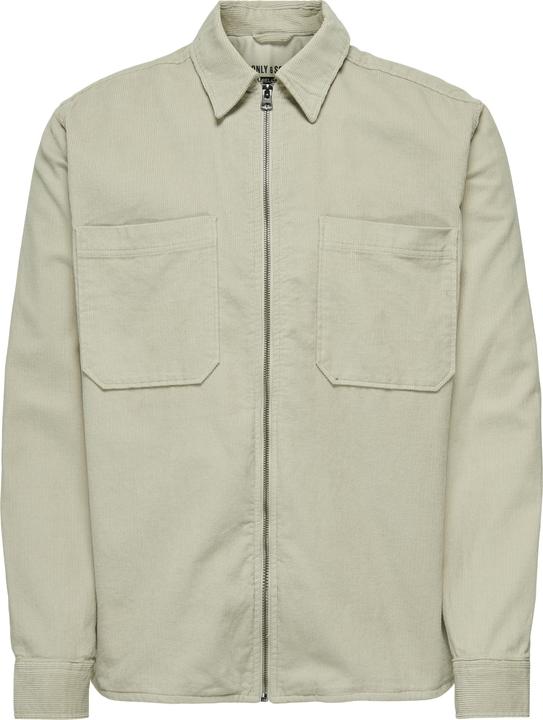 Only & Sons Onsalp 14w Rlx 2pkt Washd Cord Zip Noos