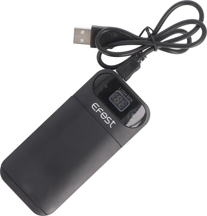Produktbild Efest Powerbank und 18650 Li-ion Ladegerät für 18650 3,6V -3,7V Lithium Ionen Akkus, ohne Akkus (1 Stk., 18650, Ladegerät inkl. Akku)